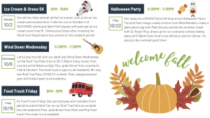 a flyer for the fall festival with a pumpkin and other items at The Swifty Skills Session